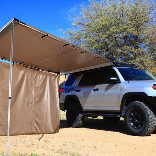 style: 1.6X2.5 and 2.5M side cloth - Car Sunshade Rainproof Camping Equipment Black Glue Outdoor