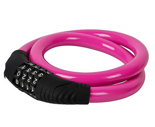 style: 1, Color: Pink - Bicycle Anti-theft Lock Student Dormitory Special Mini Digital Code Lock