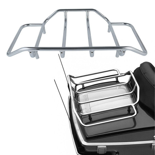 Motorcycle Luggage Rack for Touring Road King Street Glide Road Glide FLTRX Electra Glide CVO 1984-