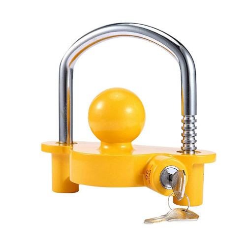 Car Trailer Lock Yacht Rv Connector Trailer Hook U-shaped Tow Ball Aluminum Alloy Security Anti-the