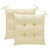  Bistro Set Cream (Cushion), Natural Wood