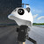 Bike Phone Holder Helmet Shape Sunshade Motorcycle Phone Mount Stand With Sun Visors For Bike Scoot
