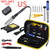 Color: Black, Model: US - Constant temperature soldering iron Kit