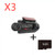 Color: Black with 64G Memory card 3PC - Hidden Driving Recorder 3 Inch IPS Screen, Front HD And Rea