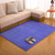 Color: Navy blue, Size: 40x60cm - Memory cotton coral velvet carpet Living room bedroom door mats B