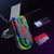 F7/f8 Car Bluetooth Fm Transmitter Hands-free Call Mp3 Player Colorful Light Type-c Car Charger F8