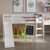 Twin Size Low Sturdy Loft Bed with Slide Wood-Dark Brown