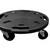  Plant Trolley Black Polypropylene, Steel Rotatable Plant Trolley