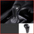 Color: Gear shift head cover - Mazda 3 Angkesaila modified interior carbon fiber decoration