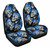 Color: 3 color, style: Double - Car Seat Cover All-Inclusive Classic Skull Printing Universal Cross