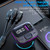 FM Transmitter Car Adapter 66W Fast Charging Hands-Free Calling Support U Disk Music Player HD Digi