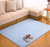 Color: Sky blue, Size: 60x160cm - Memory cotton coral velvet carpet Living room bedroom door mats B
