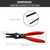 Hose Removal Pliers Car Oil Pipe Separation Pliers Pipe Buckle Removal Tool Fuel Pipe Separator Pli