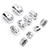 10pcs Replacement Housing Switch Cap Button Cover Kit black_10pcs
