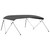  4 Bow Bimini Top Anthracite 95.7"x(90.6"-96.1")x53.9"