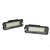 2PCS 18 LED License Number Plate Car Lights For VW Golf MK4 MK5 MK6 Passat Lupo Polo 9N