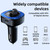 Handsfree Call Car Charger FM Transmitter With Light Dual USB Port Charger Mp3 Audio Music Stereo A