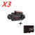 Color: Black with 16G Memory card 3PC - Hidden Driving Recorder 3 Inch IPS Screen, Front HD And Rea