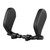 Color: Black, quantity: Q1pc - Headrest, neck pillow, side sleeping pillow