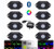 Undercarriage led off-road modified colorful atmosphere light
