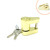 1/4" Trailer Coupler Padlock Solid Brass Trailer Locks for Hitch Security Protector Theft Protectio