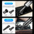 Wireless Car Vacuum Cleaner Portable Handheld Cordless Strong Suction Ultra Light Black