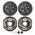 VEVOR Trailer Hub Drum Kits 5 on 4.5" B.C. with 10" x 2-1/4" Electric Brakes, Self-Adjusting Traile