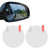 Style: Round, Color: White-98mm, Size:  - Anti-Moist Waterproof Side Mirror Sticker