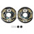 VEVOR Electric Trailer Brake Assembly, 10" x 2.25", 1 Pair Self-Adjusting Electric Brakes Kit for 3