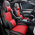 Color: Deluxe edition red - All-inclusive Cushion Cover Car Four Seasons Universal Seat Cover