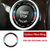 Color: Color - one button to start decorative stickers carbon fiber
