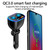 Car Cigarette Lighter Socket Qc3.0 Digital Display Usb Dual Port Fast Charge Multi-functional Charg