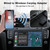 Car Adapter Compatible for Carplay Wireless Receiver Car Navigation Smart AI Box for IOS Black