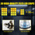1 Pair Aluminum Car V6 High-brightness Dual-color Fog Lamp Car Light H4