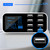 8-port Output Usb Car Charger 12v-24v Led Digital Display Ultra-thin Fast Charger black