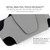 Magnetic Car Sun Visor Storage Box Reusable Visor Sunshade Glasses Case Organizer Grey