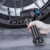 Tire Inflator Portable Air Compressor Automatic Rechargeable 11.1V Battery Powered with 1.64 Ft Inf