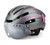 Color: Pink, Size: L - Helmet Integrated Molding With LED Warning Light Adjustable Mountain Riding 