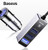 Baseus Car USB Charger 4 Ports Output Car Charger Mobile Phone Charger for iPhone X 8 7 6 Samsung X