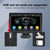 Car Radio 7-inch HD Multimedia Video Playback Mp5 Player Bluetooth Kit for Carplay Black