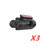 Color: Black 3PCS - Hidden Driving Recorder 3 Inch IPS Screen, Front HD And Rear Non-Light Night Vi