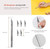10Pcs Window Tint Application Tools Utility Knife With Blades Film Squeegee Professional Vinyl Wrap