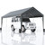VEVOR Carport, Heavy Duty 10 x 20ft Car Canopy, Outdoor Garage Shelter with 8 Reinforced Poles and 