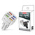 15a Portable Luminous Car  Charger Built-in Overcurrent Protection Fast Charging 6usb Qc3.0 5v9v12v