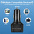 15a Portable Luminous Car  Charger Built-in Overcurrent Protection Fast Charging 6usb Qc3.0 5v9v12v
