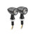 US 1 Pair Aluminum + Pc Lens Motorcycle  Led  Mini  Turn  Signal Waterproof Anti-scratch Retro Styl