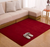Color: Red wine, Size: 80x160cm - Memory cotton coral velvet carpet Living room bedroom door mats B