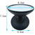 Suction cup curved mirror