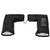 Waterproof ATV Gloves Front Wind-Breaking Guard Warm Muffs Winter Snowmobile Handlebar Gloves Black