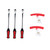 Tire Spoons Lever Motorcycle Dirt Bike Lawn Mower Tire Changing Tools with Bag A2974 (3 crowbars + 
